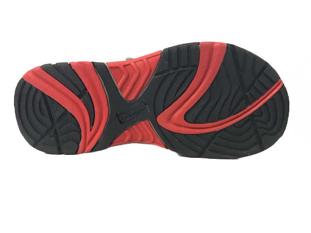 Lotto Laos II JR sandalo da bimbo N1576 asph.gry-sc.red