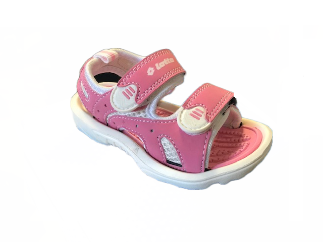 Lotto las rochas infant sandalo da bimba N9743 pink-white