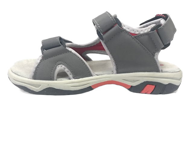 Lotto Laos II JR CL sandalo da bimbo N1573 asph-gray-sc-red