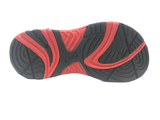 Lotto Laos II JR CL sandalo da bimbo N1573 asph-gray-sc-red