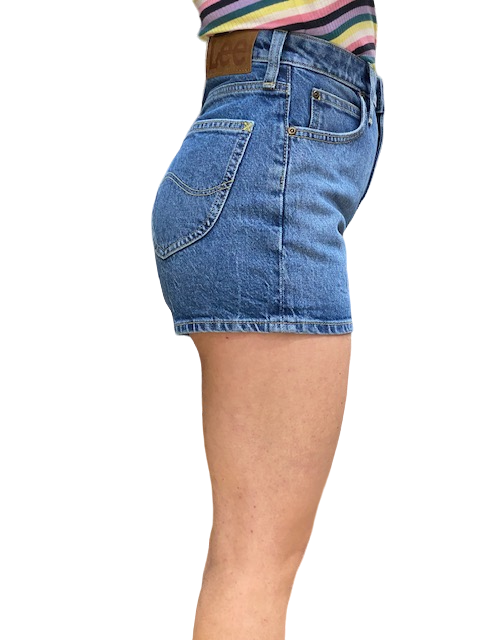 Lee pantaloncino da donna in denim Carol Short L37CHGB32 blue speed