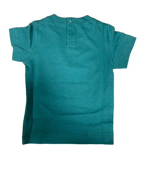 Champion completino da bimbo Legacy maglietta e pantaloncino 306379 GS108 FOLI verde blu