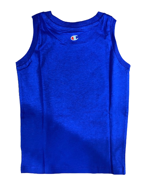 Champion completino da ragazzo Legacy Graphic Canotta + Bermuda 306318 BS071 ETR bluette-navy