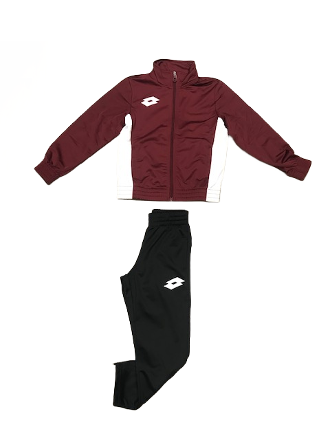 Lotto Sweat delta FZ JR tuta da bambino T1961 gran-white