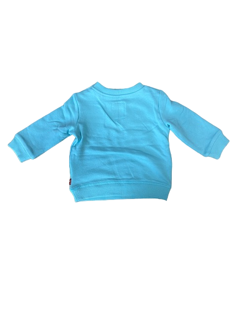 Levi's Kids Felpa leggera da bambino in French Terry Batwing 6E9078-E2D pastel turquoise