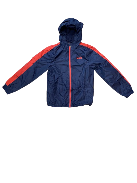 Levi's Kids Giacca a vento da ragazzo LVD Core Windbreaker 9EH380-BCF blu rosso