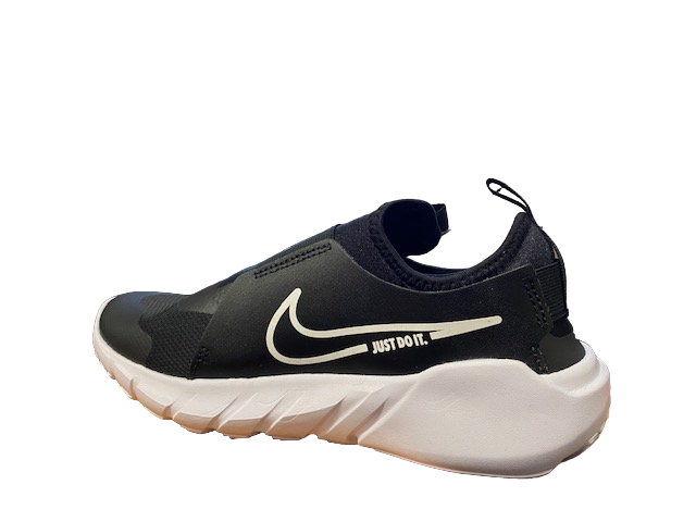 Nike scarpa da corsa da ragazzo senza laccio Flex Runner 2 DJ6038-002 nero-bianco