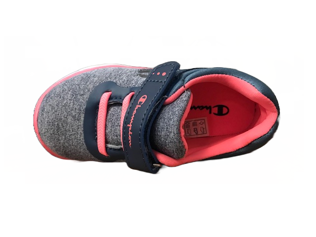 Champion Low Cut Shoe Softy G TD scarpa sneakers da bambina in tela con strappo S31224-S17-BS014 Delf