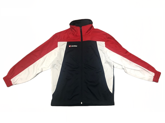 Lotto Tuta sportiva da bambino Suit Winner PL Zip JR J1491 flame-navy