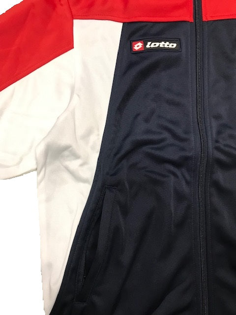 Lotto Tuta sportiva da bambino Suit Winner PL Zip JR J1491 flame-navy
