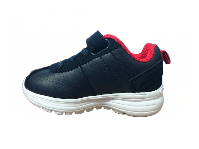 Champion scarpa da ginnastica da bambino in pelle con strappo Low Cut Cody S31349-F18-BS501 blu