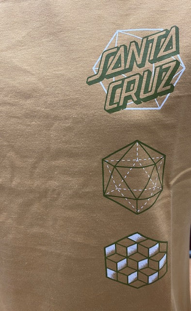 Santa Cruz T-shirt uomo manica corta Japanese Dot sand