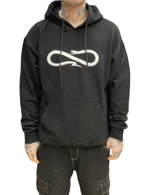 Propaganda felpa a maniche lunghe con cappuccio Logo Hoodie 23SSPRFE118 nero