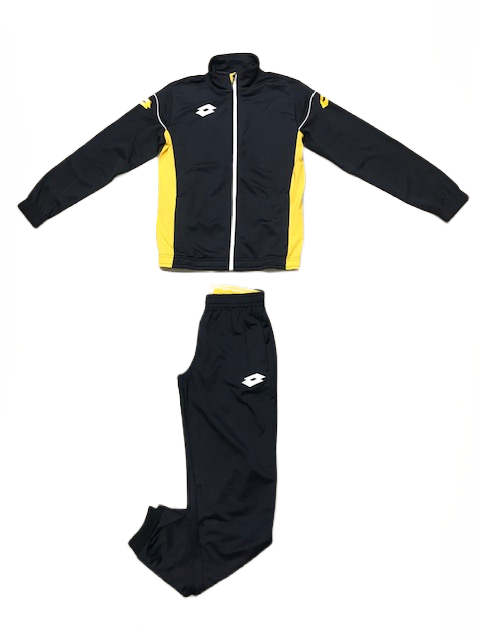 Lotto tuta sportiva da ragazzo Suit stars EVO PL RIB JR R9757 navy-yellow