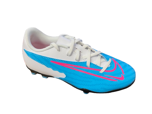 Nike scarpa da calcio da ragazzo Phantom GX Club FG/MG DD9564 446 blu rosa bianco