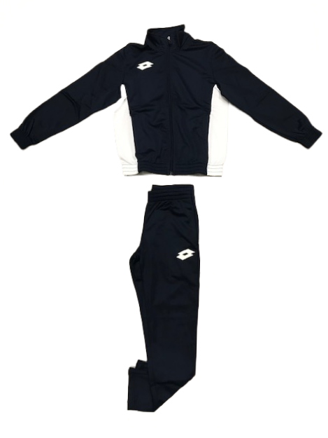 Lotto tuta sportiva in poliestere da bambino Sweat Delta T1963 blu bianco