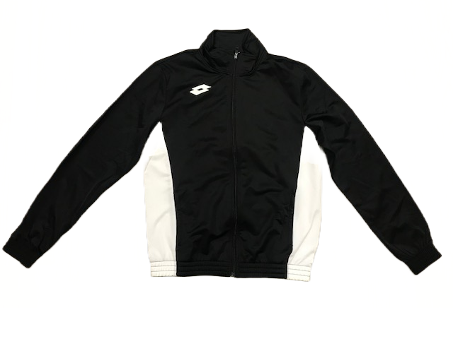 Lotto felpa in poliestere da bambino Sweat Delta T1965 nero bianco