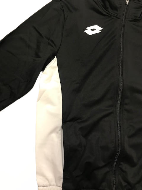 Lotto felpa in poliestere da bambino Sweat Delta T1965 nero bianco