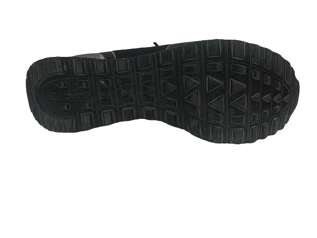 Skechers scarpa sneakers da donna Shimmer Time 117 BLK nero