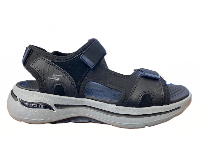 Skechers sandalo da uomo Go Walk Arch Fit Sandal Mission 229021/BKNV black-navy