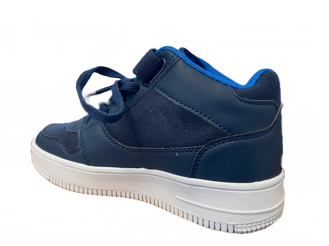 Champion scarpa sneakers da ragazzo in tela Mid Cut Rebound S30813 S17 2192 blu