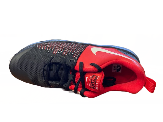 Nike scarpa da pallacanestro da ragazzo Team Hustle Quick 922680 002 rosso nero