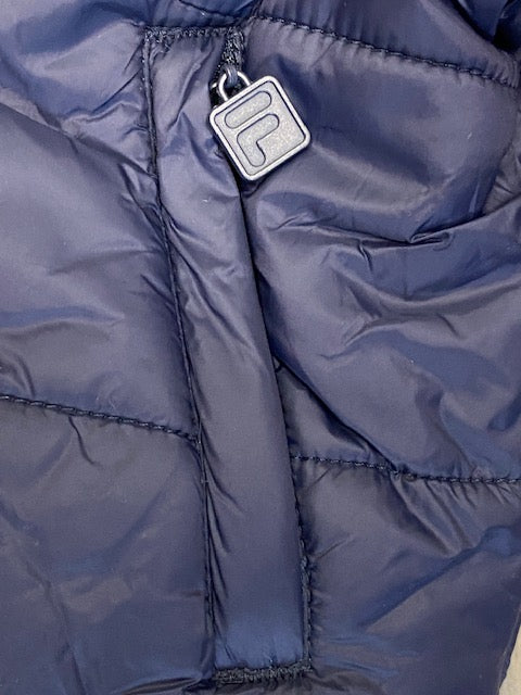 Fila giubbotto da bambino Liam Puff 689073 G06 blu rosso bianco