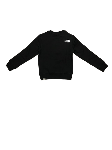 The North Face Felpa girocollo per ragazzi Teens Box Crew NF0A7X59JK31 black