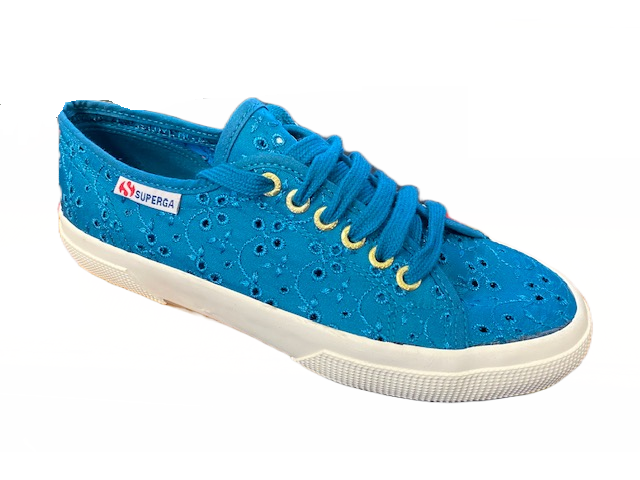 Superga scarpa sneakers da donna in sangallo satin 2750 S008C40 D33 ot Sportiamo