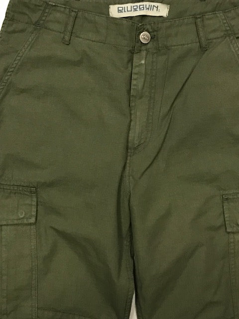 The Blue Skin Pantalone Cargo in Ripstop CARG22L 00V cat04 verde militare
