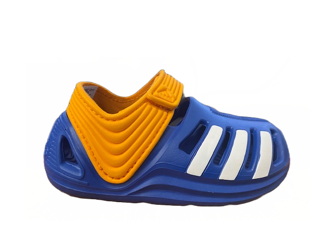 Adidas Zsandal I sandalo da bimbo AF3879 Eqtblu ftwwht eqtora Sportiamo