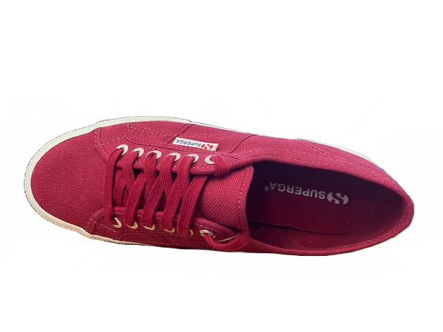 Superga scarpa sneakers in tela 2750-cotu S000010 104 scarlet