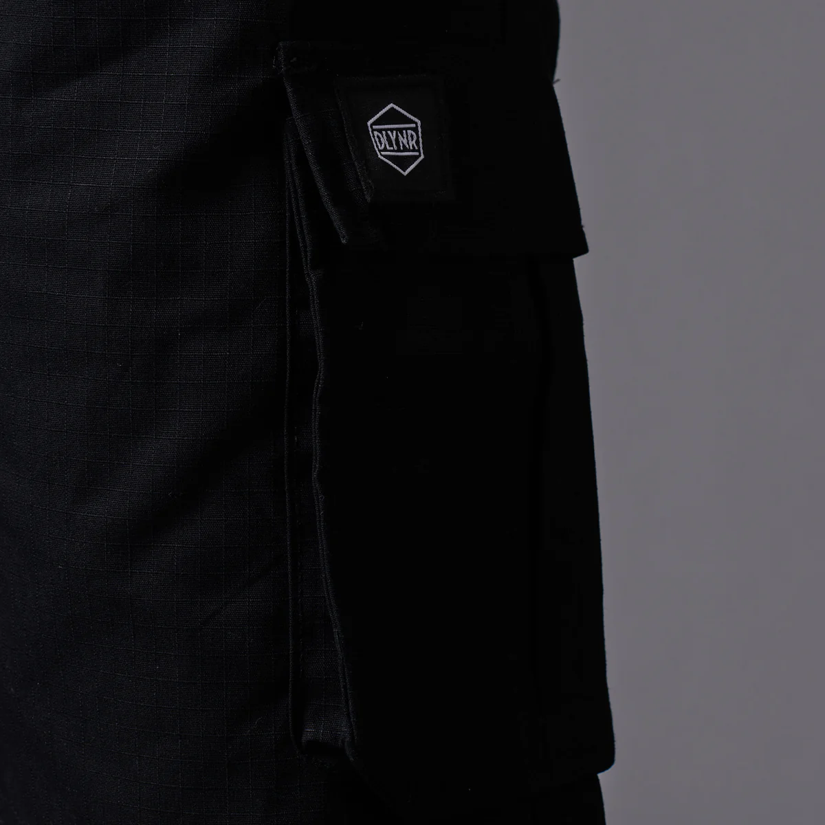 Dolly Noire Pantaloncino Cargo in Cotone Ripstop Easyshort pa901-qe-01 nero
