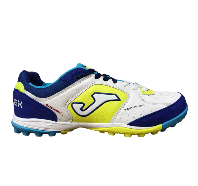 Joma scarpa da calcetto per erba sintetica Top Flex 622 TOPW.622.IN bianco azzurro