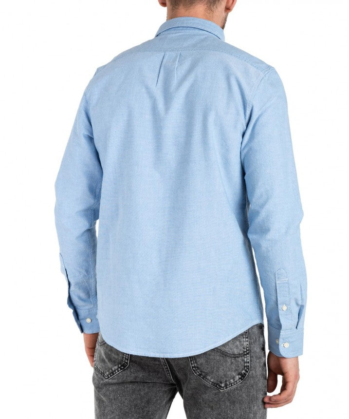 Lee Camicia da uomo manica lunga Button Down L880KUA29 prep blue