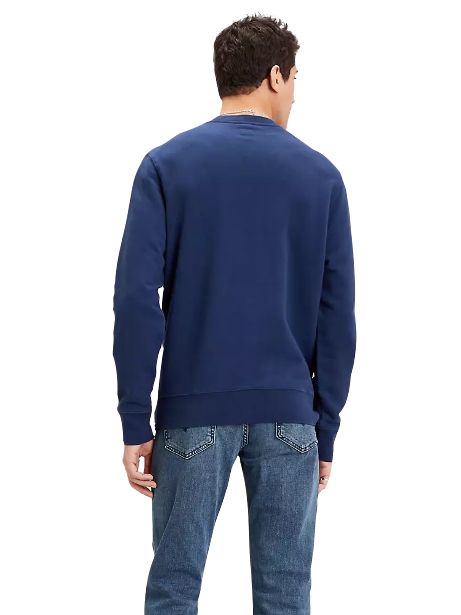 Levi's Felpa Girocollo da uomo Housemark Original 359090001 blu