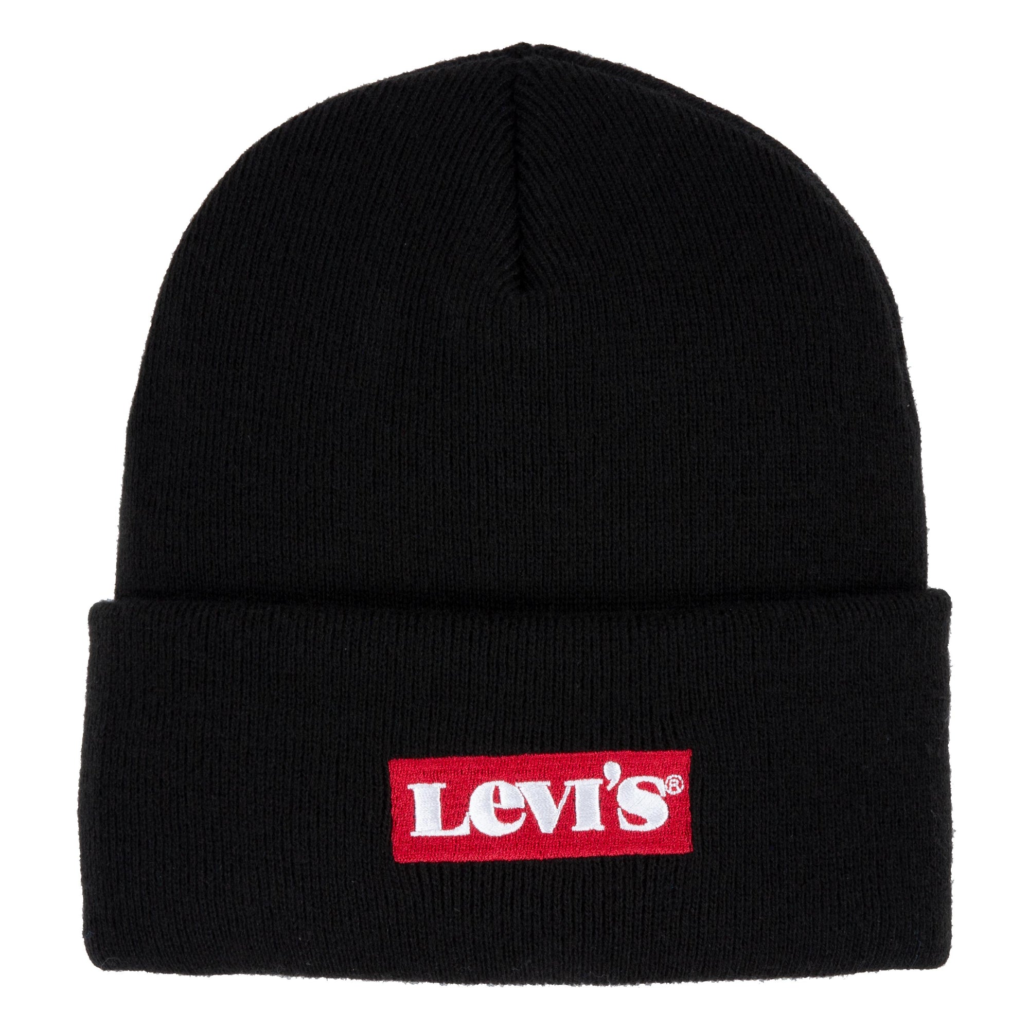 Cappello Levi's Kids Serif 9A8465 023 nero per bambini con logo originale - vista frontale