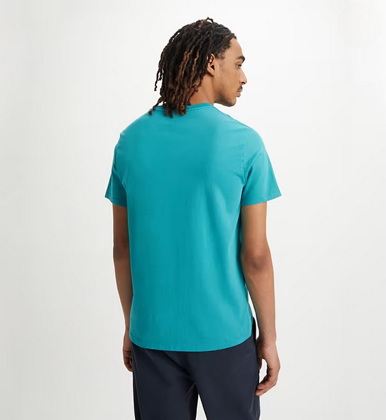 Levi's T-shirt manica corta girocollo Original Little Logo 56605-0165 green-blue slate