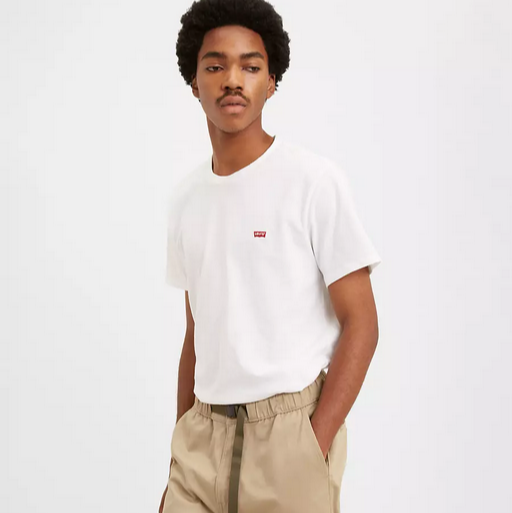 Levi's maglietta manica corta girocollo Original Little Logo 566050000 bianco