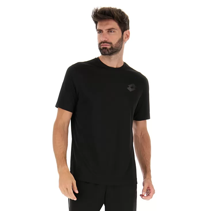 Lotto T shirt sportiva in poliestere 218935 1CL black Sportiamo