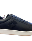 Sneakers basse Lotto 1973 AMF EVO VII nere da uomo con logo laterale e suola ammortizzata.