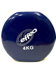 Coppia manubri in vinile Effeasport 8kg colore blu ecologici e non tossici per home fitness e tonificazione, modello 813
