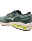 Scarpe da corsa Mizuno Wave Inspire 18 modello J1GC224401 colore blu sfumato bianco per uomo, vista laterale
