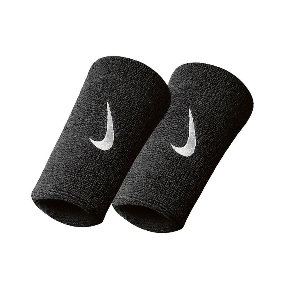 Nike Polsino tergisudore lungo Swoosh Wristbands NNN050100S 010 nero