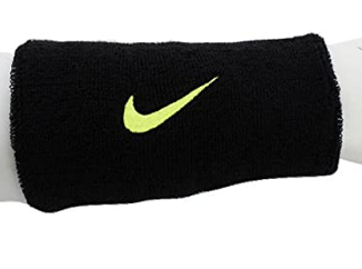 Nike Polsino tergisudore Swoosh lungo Wristbands NNN05023OS 023 Black/Grey