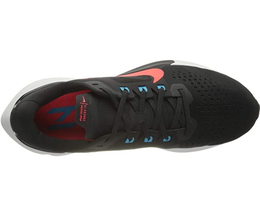 Nike Air Zoom Vomero 15 CU1855 004 scarpe da corsa uomo nero-cremisi con ammortizzazione Zoom Air e supporto ottimale
