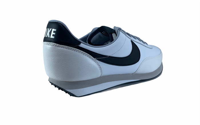 Nike Elite Leather SI 444337 102 sneakers uomo pelle bianca vista tallone esterno