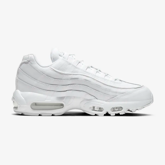 Nike scarpa sneakers da uomo Air Max 95 Essential CT1268 100 bianco-grigio