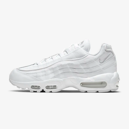 Nike scarpa sneakers da uomo Air Max 95 Essential CT1268 100 bianco-grigio 1