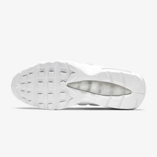 Nike scarpa sneakers da uomo Air Max 95 Essential CT1268 100 bianco-grigio